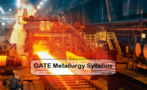 GATE metallurgy syllabus