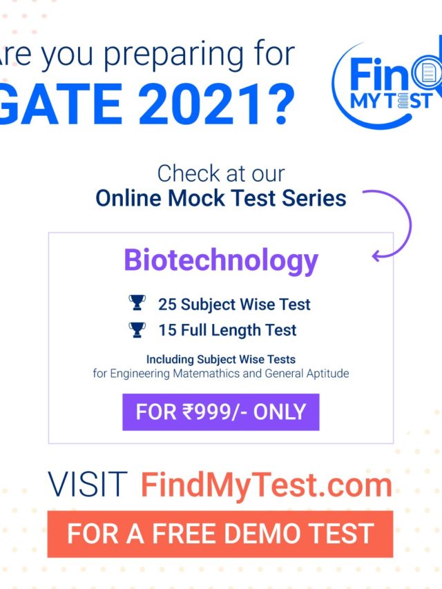 GATE Online Mock Test Series for Biotechnology