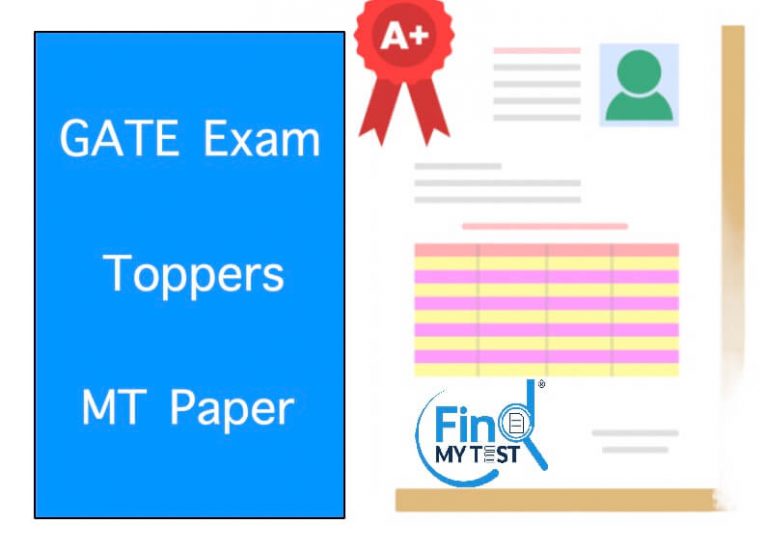 GATE MT Topper | Metallurgical Engineering AIR 1 – FindMyTest.com